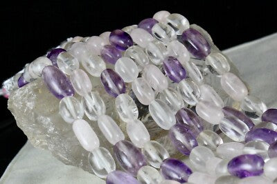 Multi Natural Semi Precious Gemstone Necklace 1080 Cts Fashion Beads Cabochon