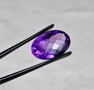 Premium Natural Amethyst 24.93 Ct Oval Cut Gemstone For Pendant Or Ring