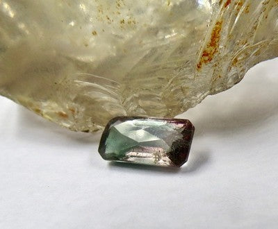 12x6 Mm Natural Multi Tourmaline 3.09 Ct Rectangle Ring Pendant Gemstone