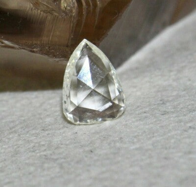 Certified Natural Diamond Pear 0.93 Ct I Colour Sterling Silver Ring Pendant