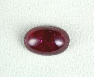 Certified Natural Pink Tourmaline Rubellite Oval Cabochon 23 Ct Gemstone Ring