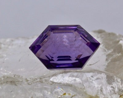 Natural Amethyst 19.39ct Marquise Cut 21x13mm Semi Precious Gemstone Ring