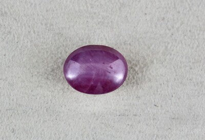 Certified Natural 6 Line Star Pink Ruby 30.80 Ct Oval Cabochon Gem For Ring