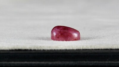 Certified Natural Ruby Heart Cabochon 7.93 Ct Drilled Gemstone Ring Pendant