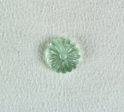 Natural Greenish Blue Aquamarine 10.56 Ct Carved Gemstone For Ring Or Pendant