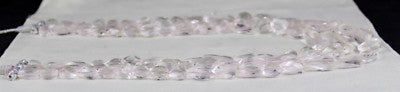 Certified Natural Pink Aquamarine Faceted Tumble Beads 992ct Necklace