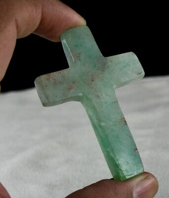 Vintage Multi Quartz 8 Pcs 665 Cts Gemstone Spiritual Cross Pendant