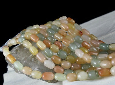 Natural Semi Precious Gemstone Beads Cabochon Necklace 1115ct Fashion Women