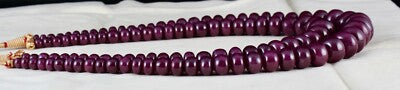 Certified Natural Ruby Beads 1380ct Round 18mm Gemstone Necklace Collection