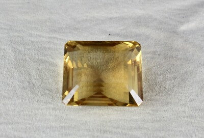 Certified Natural Citrine Gemstone Pendant 152 Ct Golden Topaz 32x28mm Octagon