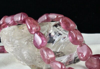 Certified Natural Pink Tourmaline Rubellite Necklace 989 Ct Fine Gemstone