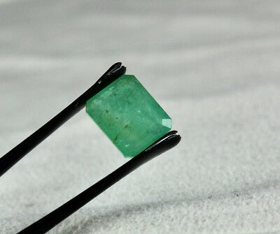 Certified Natural Unheated 6.07 Ct Emerald Octagon Gemstone For Ring/pendant