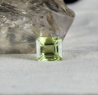 Certified 8.36 Ct Natural Yellow Aquamarine Heliodor Octagon Ring Pendant