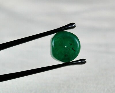 Certified Gtl 10mm Natural Emerald Bead Carat Weight 11.39ct Round Pendant