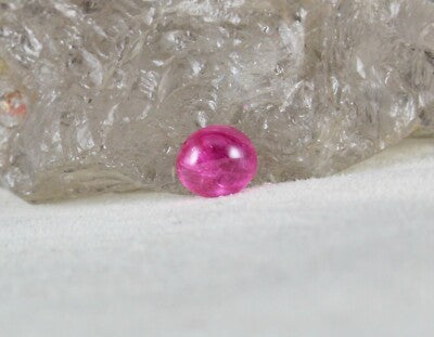 Certified 8 Mm Natural Burma Ruby Round Cabochon 2.58 Ct Gemstone Ring Pendant