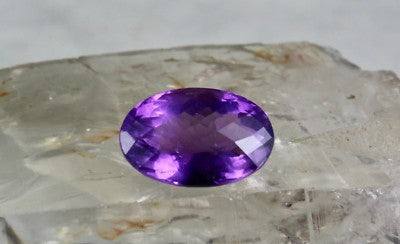 Premium Natural Amethyst 24.93 Ct Oval Cut Gemstone For Pendant Or Ring