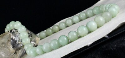 Certified Natural Aventurine Jade Necklace 1006 Ct Beaded Gemstone String