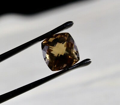 Natural Yellow Tourmaline 5.30ct Cushion Fine Cut Gemstone Ring Pendant