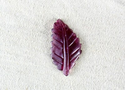 Natural Pink Tourmaline Leaf 15.90ct Gemstone Pendant Ring Brooch