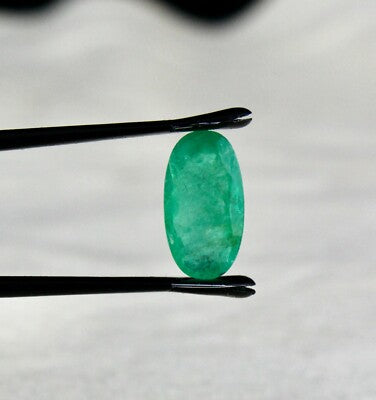 Certified Natural Colombian Emerald 5.60 Ct Oval Pear Gemstone Pendant Design