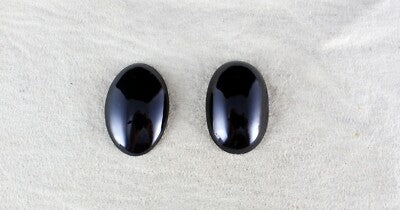 Certified Natural Red Garnet Oval Cabochon Pair 94.70ct 30x20mm Loose Gemstone