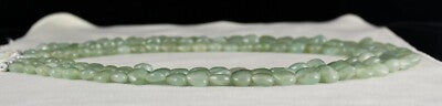 Natural Aventurine Jade 874 Ct Fancy Cabochon Beads Gemstone Necklace