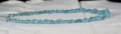 Certified Natural Blue Aquamarine 389ct Gemstone Fashion Necklace For Women