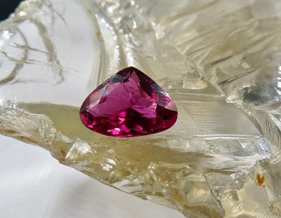 Certified Natural Pink Tourmaline Rubellite Heart Cut 3.83 Ct Ring Pendant