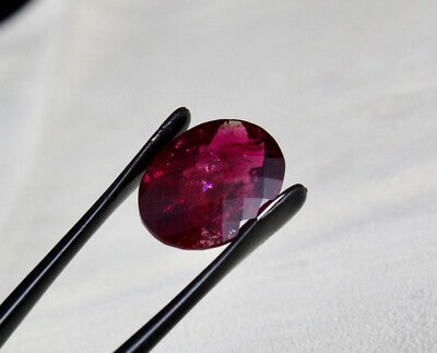 Certified Natural Pink Tourmaline Rubellite Oval Cut 14.10ct Ring Pendant