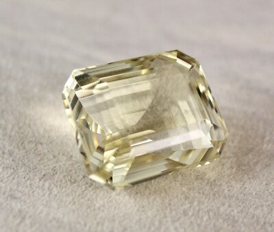 Yellow Citrine Octagon Cut 53.10 Ct Gemstone Pendant Ring Designing