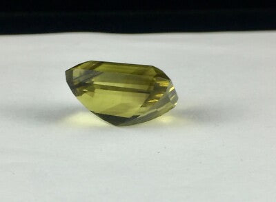 Natural Lemon Quartz Octagon 24x22mm 56ct Semi Precious Gemstone Pendant