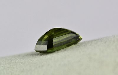 Certified Natural Green Tourmaline 9.42ct 9x15mm Rectangle Gemstone For Ring