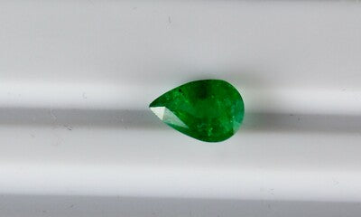 Certified Gtl 11x7mm Natural Emerald 2.64 Ct Pear Gemstone For Ring Pendant