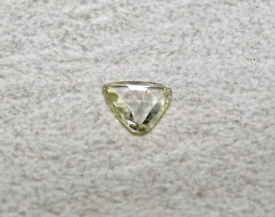 Certified Natural Rose Cut Diamond 0.90ct Triangle Loose Stone For Ring Pendant