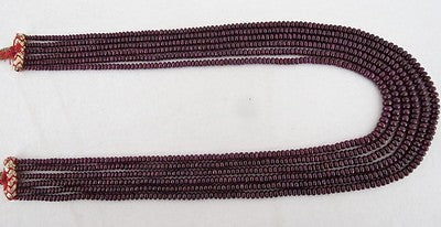 Certified Natural Untreated Ruby Beads Necklace 451 Carats Round 6 Line
