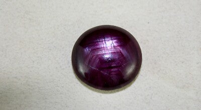 Certified 24mm Natural Star Ruby Oval Cabochon 55.81ct Gemstone For Ring Pendant