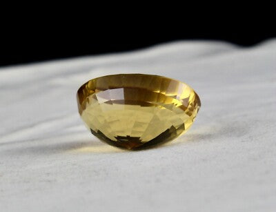 Certified 32mm Oval Cut Natural Citrine Pendant 87.60ct Top Gemstone For Women