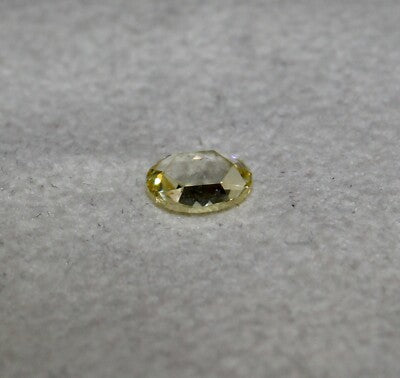 Certified Natural Rose Cut Yellow Diamond 0.71ct Round Gem For Ring Pendant