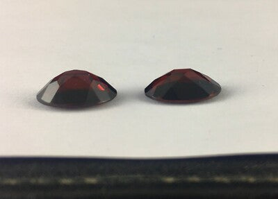 Natural Rhodolite Garnet Oval 11.44ct Pair Finest Gemstone For Earrings