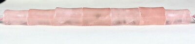 Natural Rose Quartz 405ct Cabochon 7pcs Gemstone Beads For Designing