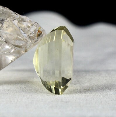 Yellow Citrine Octagon Cut 53.10 Ct Gemstone Pendant Ring Designing