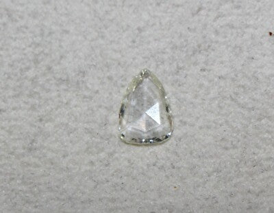 Certified Natural Diamond Pear 0.93 Ct I Colour Sterling Silver Ring Pendant