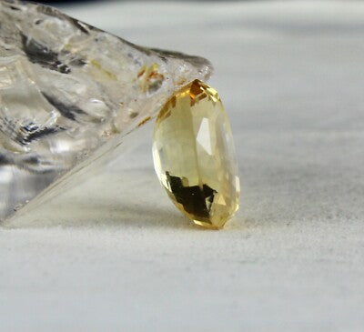 Natural Yellow Citrine 18.87ct Oval Faceted Gemstone Pendant Designing