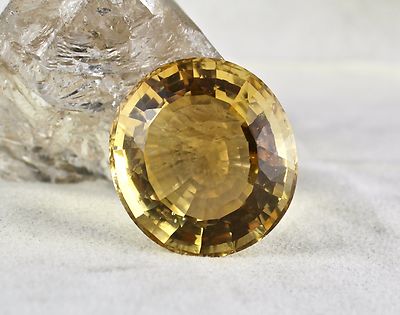 Certified Natural Citrine 190 Ct Oval 39x36mm Loose Gemstone Pendant