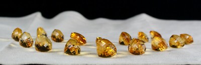 Certified Yellow Citrine Oval Cut 16 Pcs 256ct Gemstone Necklace For Women
