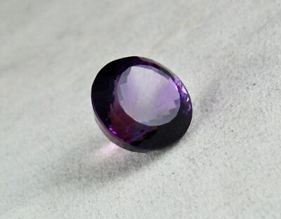 22mm Natural Amethyst Round Pendant 43.90 Ct Semi-precious Gemstone For Women