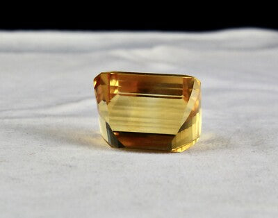 Certified Natural Citrine 114ct Topaz 29x22 Mm Rectangle Gemstone For Pendant