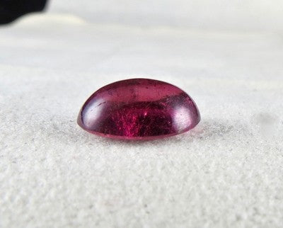 Certified Natural Pink Tourmaline Rubellite 9.64ct Oval Cabochon Ring Pendant