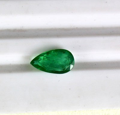 Certified Zambia Natural Emerald 12x7mm 2.42ct Ring Pendant Sterling Silver
