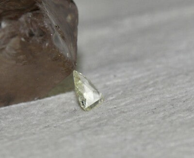 Certified Natural Rose Cut Diamond 0.90ct Triangle Loose Stone For Ring Pendant